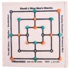 Daadi Game | Nine Men’s Morris Game | White Cotton Printed