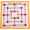 Daadi Game | Navakankari Board Game | Digital Print on Raw Silk