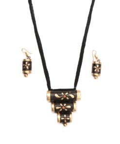 Elegant 3 Step Terracotta Necklace Set