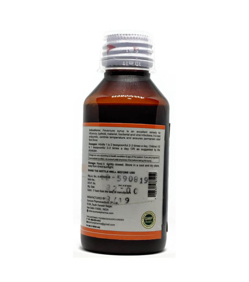 Fevercure Syrup 100ml - Image 3