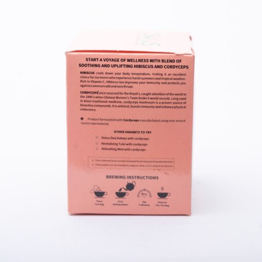 Soothing and Uplifting Hibiscus and Cordyceps Green Tea - Image 2
